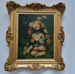 Vintage French Fabulous Large Oil On Canvas | Antique & Vintage | Moonee Ponds Antiques | Australia Wide Delivery