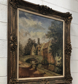 Beautiful French oil painting | Antique & Vintage | Moonee Ponds Antiques | Australia Wide Delivery