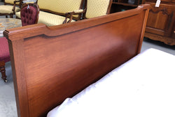 French Louis XVI Style Walnut Queen Size Bed | Antique & Vintage | Moonee Ponds Antiques | Australia Wide Delivery