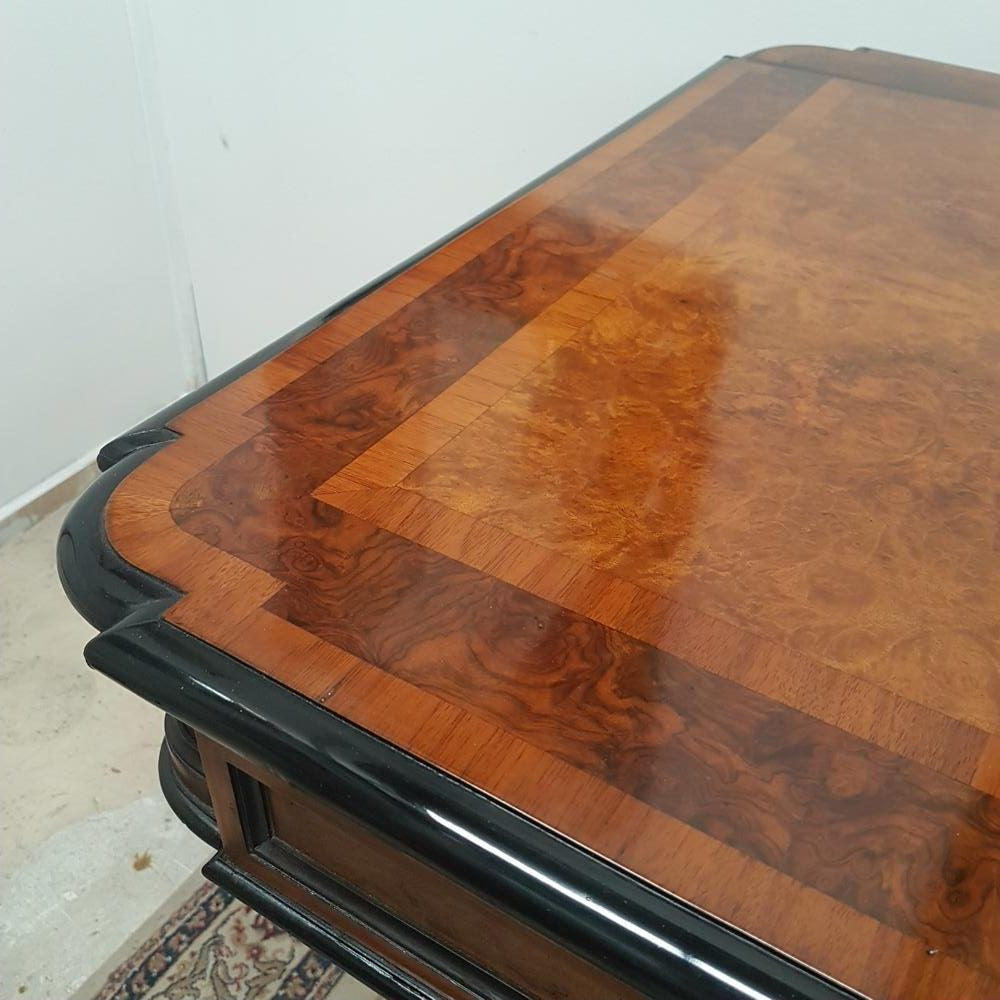 19th Century French Burr Walnut Salon Table | Antique & Vintage | Moonee Ponds Antiques | Australia Wide Delivery