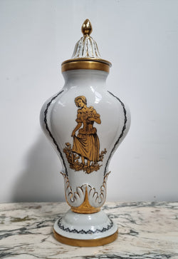 French 19th Century Limoges Style Vases With Lid | Antique & Vintage | Moonee Ponds Antiques | Australia Wide Delivery