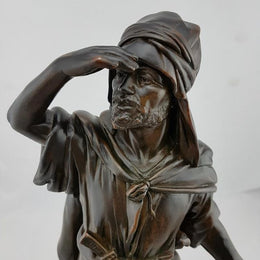 Victorian Bronze Figure Of An Arabic Fighter