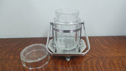 Fabulous Glass And Silver Plate Pickle Jar | Antique & Vintage | Moonee Ponds Antiques | Australia Wide Delivery