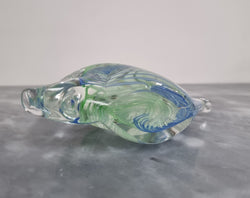 Murano Glass Latticino Swirl Fish | Antique & Vintage | Moonee Ponds Antiques | Australia Wide Delivery