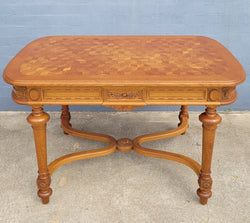 French Oak Small Dining Table & Six Chairs | Antique & Vintage | Moonee Ponds Antiques | Australia Wide Delivery