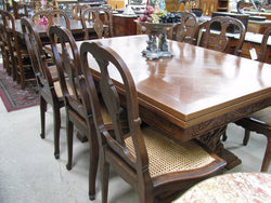 Set of 8 French Oak Chairs | Antique & Vintage | Moonee Ponds Antiques | Australia Wide Delivery