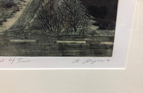 Lovely Framed Etching
