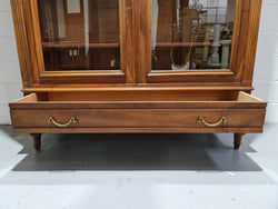 Stunning French Walnut Two Door Bookcase | Antique & Vintage | Moonee Ponds Antiques | Australia Wide Delivery