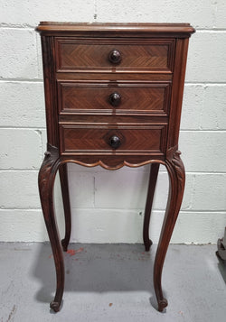 French Rosewood Louis XV Style Single Bedside Cabinet | Antique & Vintage | Moonee Ponds Antiques | Australia Wide Delivery