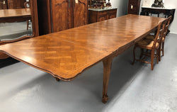 Stunning French Louis XVth style large Extension table | Antique & Vintage | Moonee Ponds Antiques | Australia Wide Delivery