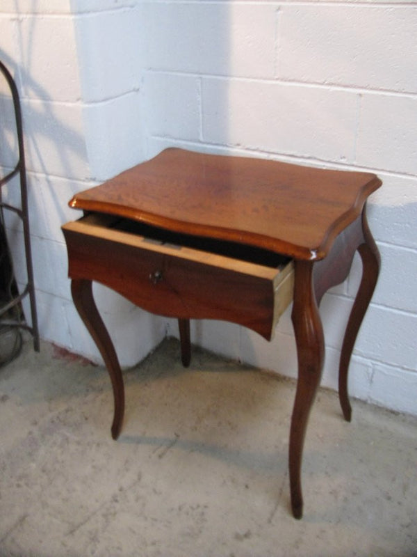 French Mahogany Louis XV Style Sewing Table