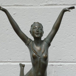 Art Deco Sculpture By La Danseuse