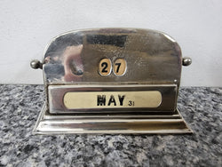 Art Deco Sterling Silver Birmingham Working Calendar | Antique & Vintage | Moonee Ponds Antiques | Australia Wide Delivery