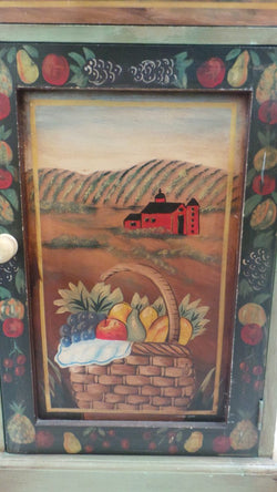 Decorative Hand painted Cupboard | Antique & Vintage | Moonee Ponds Antiques | Australia Wide Delivery