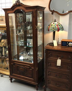 Superb French Oak Vitrine | Antique & Vintage | Moonee Ponds Antiques | Australia Wide Delivery