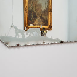 Art Deco Etched Mirror