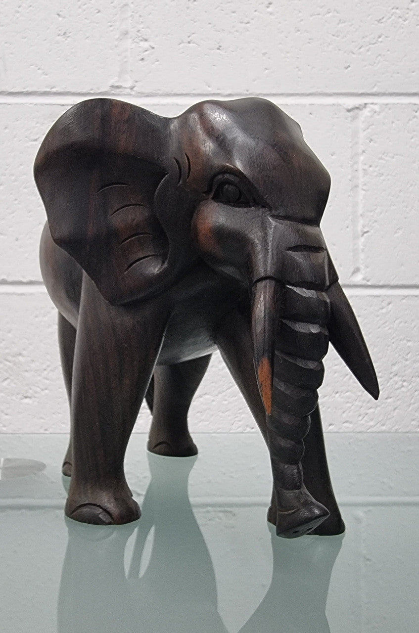 Vintage Ebony Elephant | Antique & Vintage | Moonee Ponds Antiques | Australia Wide Delivery
