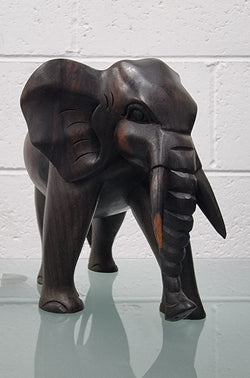 Vintage Ebony Elephant | Antique & Vintage | Moonee Ponds Antiques | Australia Wide Delivery