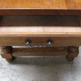 French Oak Farmhouse Table-1