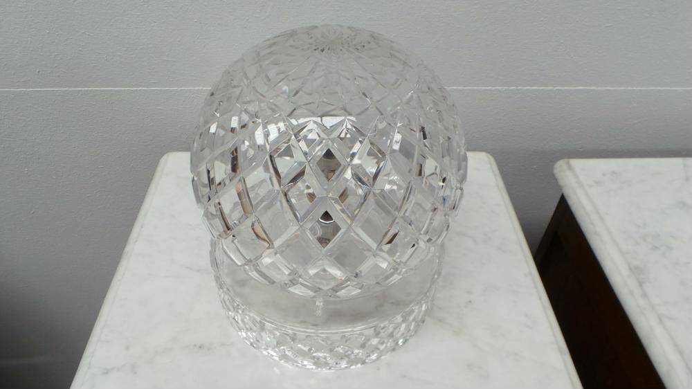 Antique Cut Glass Table Lamp