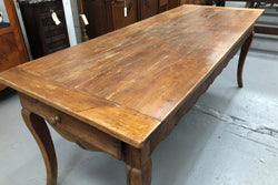 Early 19th Century French Farmhouse Table With Drawer & Pull Out Bread Board | Antique & Vintage | Moonee Ponds Antiques | Australia Wide Delivery