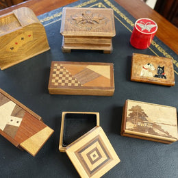 Assorted Antique Oriental And Continental Boxes