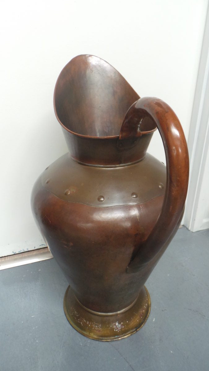 Antique French Copper Jug-1