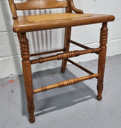 Australian Emu Chair with Cane Inset Seat | Antique & Vintage | Moonee Ponds Antiques | Australia Wide Delivery