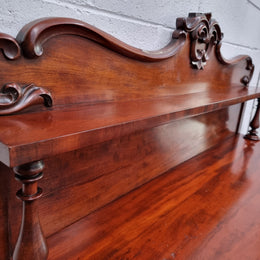 Beautiful Antique Rosewood Chiffonier with a cupboard, two doors and a drawer for all your storage needs . In good original detailed condition.