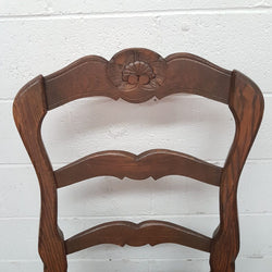 Set of Four French Oak Dining Chairs | Antique & Vintage | Moonee Ponds Antiques | Australia Wide Delivery