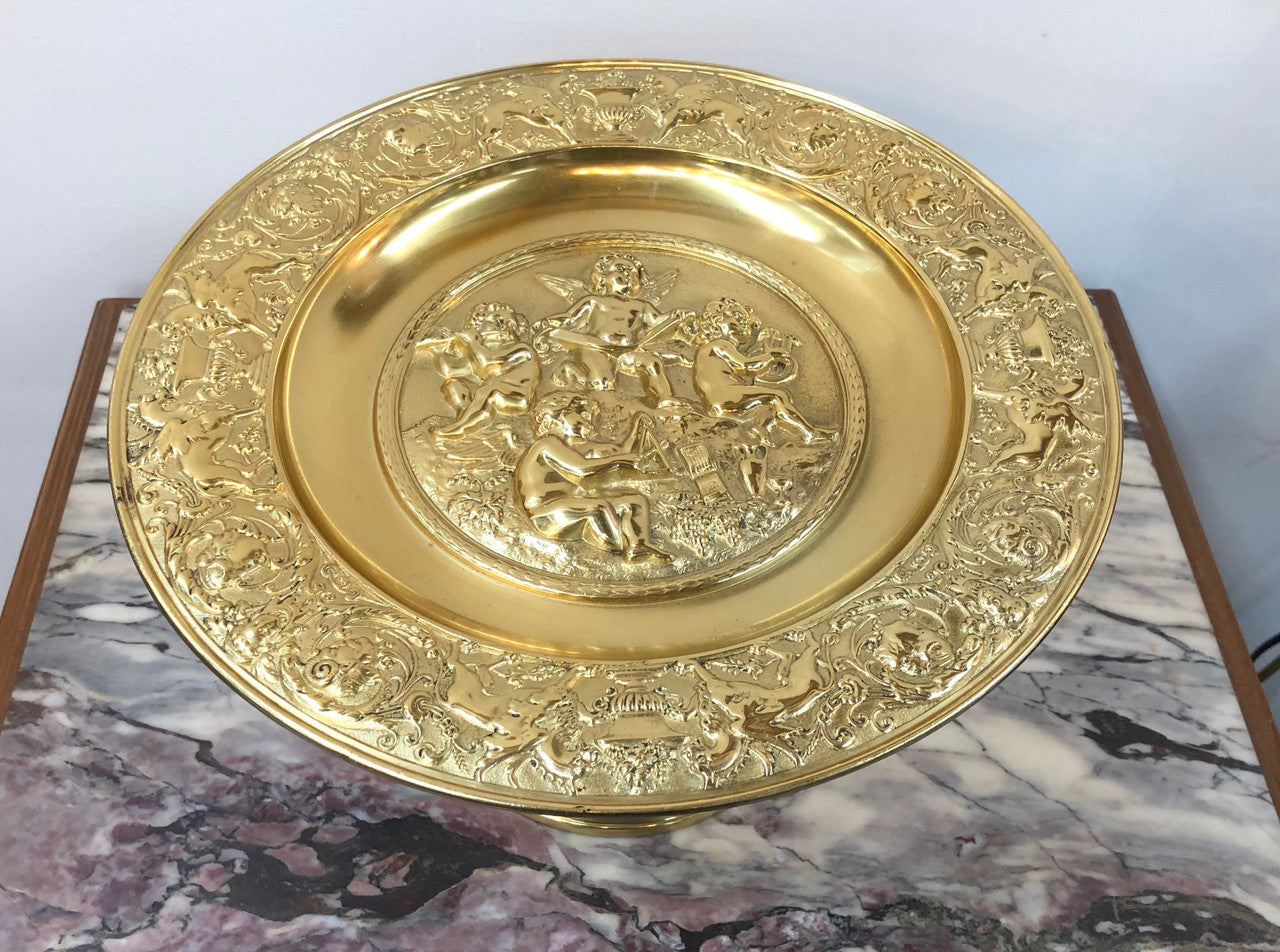 Stunning Gilt Bronze Tazza | Antique & Vintage | Moonee Ponds Antiques | Australia Wide Delivery