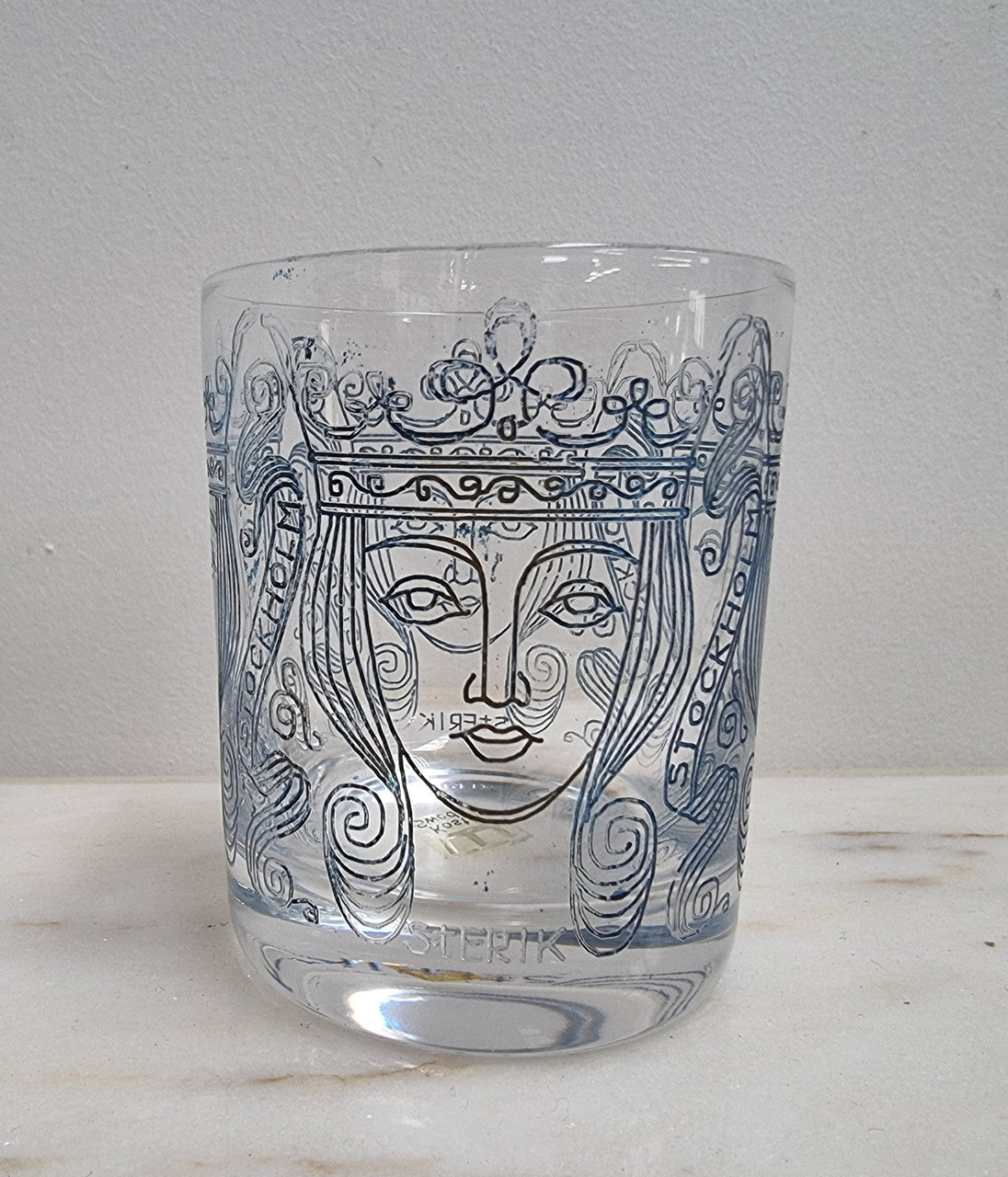 “Kosta Sweden” St. Erik Glass Cup | Antique & Vintage | Moonee Ponds Antiques | Australia Wide Delivery