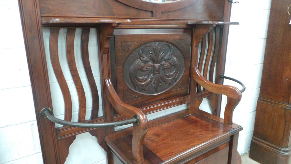 Australian Arts and Crafts Blackwood Hall Stand | Antique & Vintage | Moonee Ponds Antiques | Australia Wide Delivery