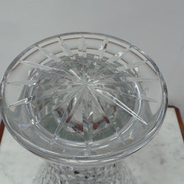 A Large Heavy Vintage Crystal Vase