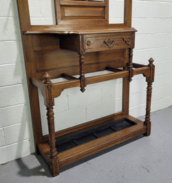 Impressive Oak Hall Stand Of Grand Portions | Antique & Vintage | Moonee Ponds Antiques | Australia Wide Delivery
