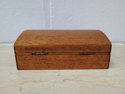 Vintage Hinged Cedar Box With Velvet Lining | Antique & Vintage | Moonee Ponds Antiques | Australia Wide Delivery