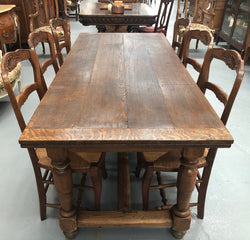 French Farmhouse Extension Table | Antique & Vintage | Moonee Ponds Antiques | Australia Wide Delivery