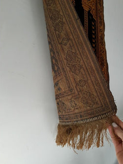 Late Victorian Persian Hanging Silk Tapestry | Antique & Vintage | Moonee Ponds Antiques | Australia Wide Delivery