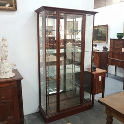 Edwardian Showcase Cabinet | Antique & Vintage | Moonee Ponds Antiques | Australia Wide Delivery