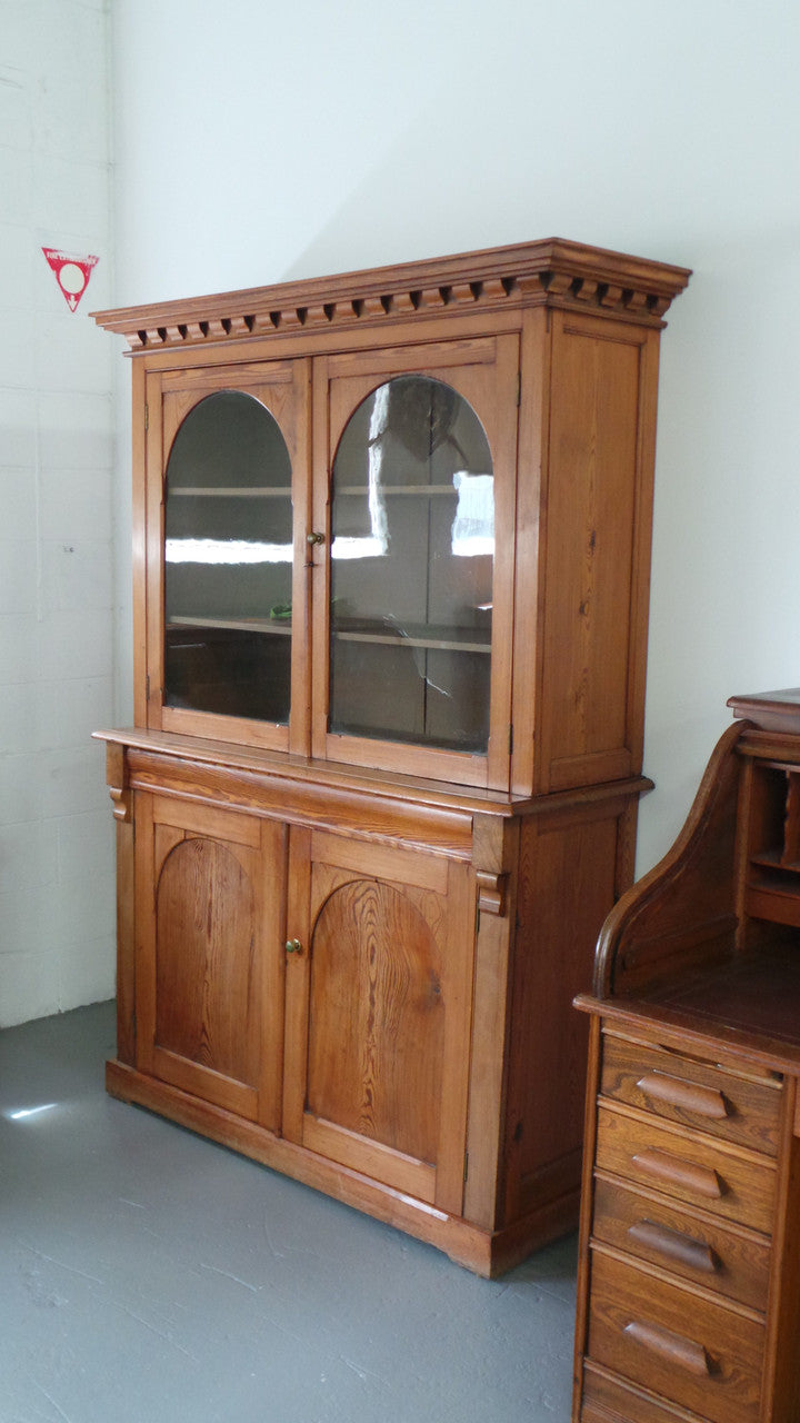 An Impressive Colonial Mid-19th Century Pine Bookcase | Antique & Vintage | Moonee Ponds Antiques | Australia Wide Delivery