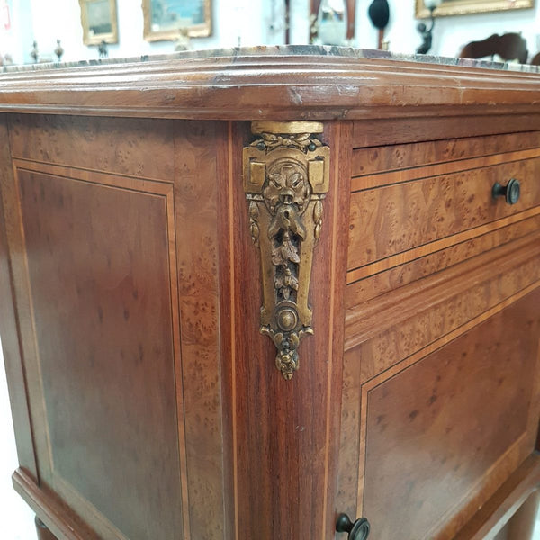 French Louis XVI Style Bedside Cabinet