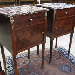 Pair Of French Louis XVI Style Bedside Tables