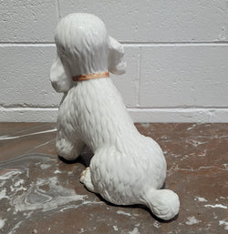 Vintage Italian Ceramic Poodle Figurine | Antique & Vintage | Moonee Ponds Antiques | Australia Wide Delivery