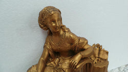 French Gilt Lady Statue | Antique & Vintage | Moonee Ponds Antiques | Australia Wide Delivery