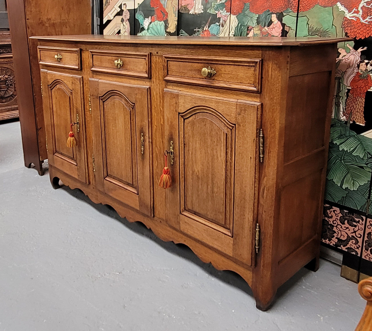 French Oak Early 19th Century Three Door Buffet | Antique & Vintage | Moonee Ponds Antiques | Australia Wide Delivery