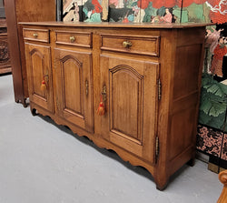 French Oak Early 19th Century Three Door Buffet | Antique & Vintage | Moonee Ponds Antiques | Australia Wide Delivery