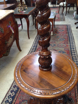 French Walnut Standard Lamp | Antique & Vintage | Moonee Ponds Antiques | Australia Wide Delivery