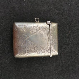 Antique Birmingham Silver Hallmarked Vesta Case