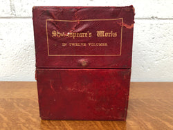 Late Victorian Boxed Collection Shakespeare's Works In Twelve Volumes | Antique & Vintage | Moonee Ponds Antiques | Australia Wide Delivery