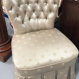 Lovely Upholstered Boudoir Chair